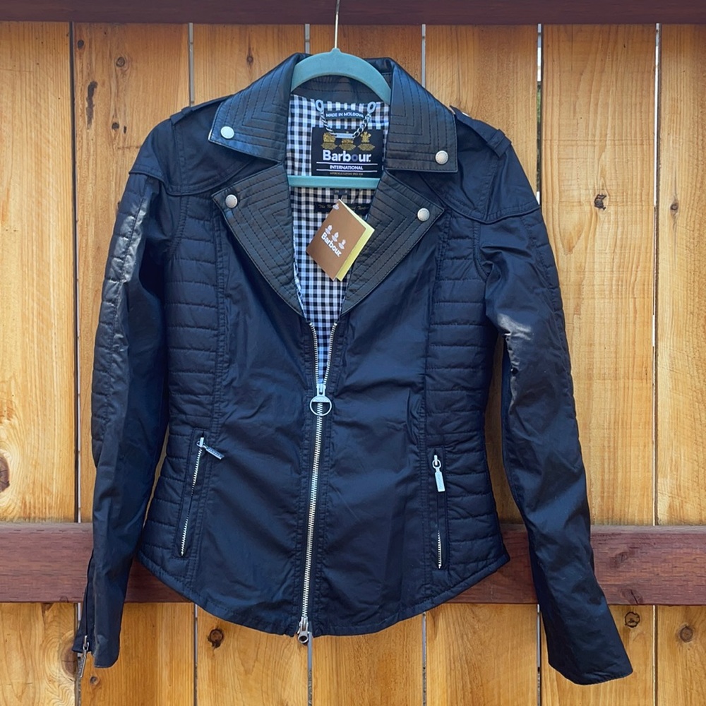 Barbour motto quilted jacket